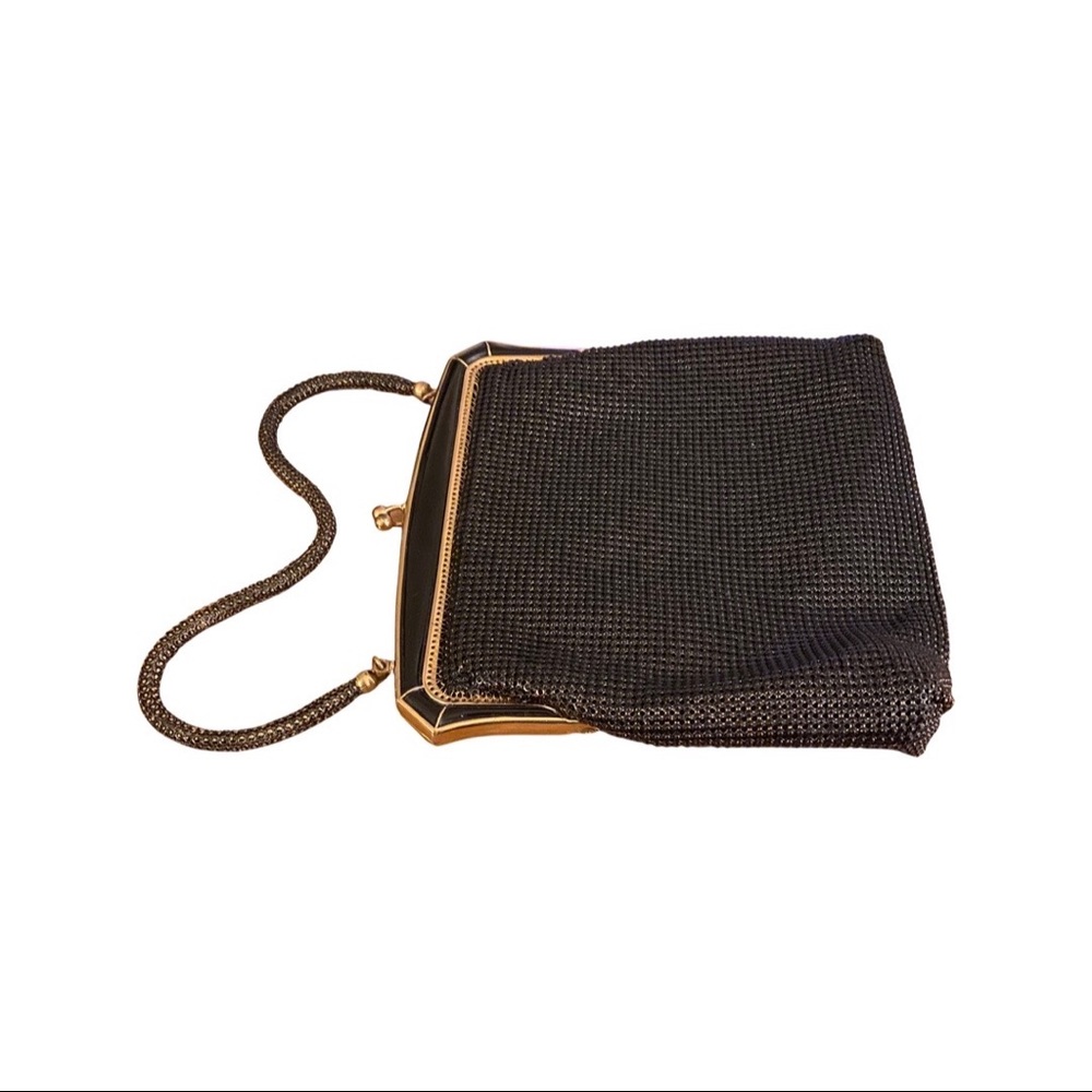 Vintage Glomesh Style Black Evening Bag - Picture 6 of 12